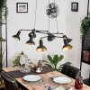 Toftbyn pendant light black, 7-light sources