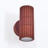 Cidral outdoor wall light, Up & Down Light rust-coloured, 2-light sources