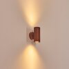 Cidral outdoor wall light, Up & Down Light rust-coloured, 2-light sources