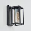 Portalis outdoor wall light black, 1-light source