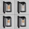 Portalis outdoor wall light black, 1-light source, Motion sensor