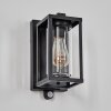 Portalis outdoor wall light black, 1-light source, Motion sensor