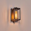 Portalis outdoor wall light black, 1-light source, Motion sensor