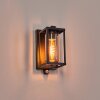 Portalis outdoor wall light black, 1-light source, Motion sensor