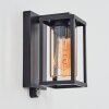 Portalis outdoor wall light black, 1-light source, Motion sensor