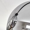 Gastor ceiling light chrome, Smoke-coloured, 4-light sources