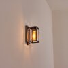 Portalis outdoor wall light black, silver, 1-light source, Motion sensor