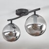 Gastor ceiling light Smoke-coloured, 2-light sources