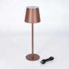 Vannie Outdoor table lamp, table lamp LED brown, 1-light source