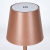 Vannie Outdoor table lamp, table lamp LED brown, 1-light source