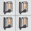 Portalis outdoor wall light black, silver, 1-light source, Motion sensor