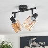 Aggebu ceiling light black, 2-light sources