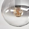 Gastor ceiling light, globe light Amber, clear, Smoke-coloured, 6-light sources