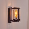 Portalis outdoor wall light black, 1-light source, Motion sensor