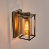 Portalis outdoor wall light gold, black, 1-light source