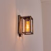 Portalis outdoor wall light gold, black, 1-light source, Motion sensor