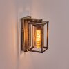 Portalis outdoor wall light gold, black, 1-light source, Motion sensor