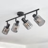 Aggebo ceiling light black, 4-light sources