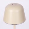 Asen Outdoor table lamp, table lamp LED beige, 1-light source