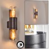 Morbak outdoor wall light, Up & Down Light black, 2-light sources