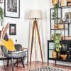 Bassagoda floor lamp Ecru, black, 1-light source