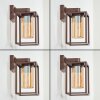 Trancozelos outdoor wall light rust-coloured, 1-light source