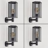 Monfanim outdoor wall light black, 1-light source