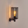 Monfanim outdoor wall light black, 1-light source