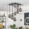 Gastor ceiling light, globe light Smoke-coloured, 9-light sources