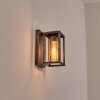 Portalis outdoor wall light black, silver, 1-light source