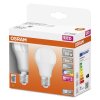 OSRAM LED Retrofit Set of 2 E27 9.4 Watt 2700 Kelvin 806 Lumen