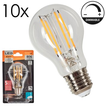 E27 LED 6 Watt warm-white dimmable 806 Lumen