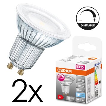 GU10 LED 7.9 Watt neutral white dimmable 650 Lumen