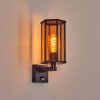 Monfanim outdoor wall light black, 1-light source