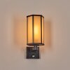 Monfanim outdoor wall light black, 1-light source