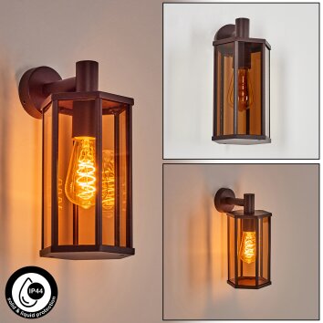 Monfanim outdoor wall light rust-coloured, 1-light source