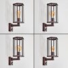 Monfanim outdoor wall light rust-coloured, 1-light source