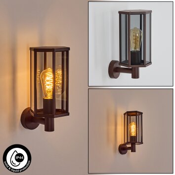 Monfanim outdoor wall light rust-coloured, 1-light source