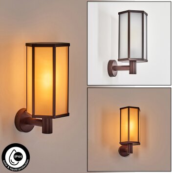 Monfanim outdoor wall light rust-coloured, 1-light source