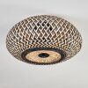 Bauro ceiling light 40 cm black, 3-light sources