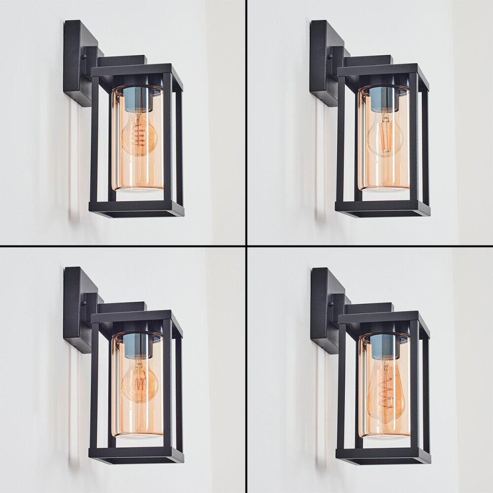 Avete outdoor wall light black, 1-light source