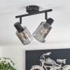 Aggebu ceiling light black, 2-light sources