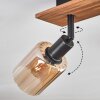 Aggebu ceiling light Ecru, black, 3-light sources