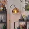 Koyoto globe light, floor lamp gold, clear, 1-light source