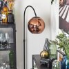 Koyoto globe light, floor lamp coppery, 1-light source