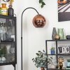 Koyoto globe light, floor lamp coppery, 1-light source