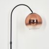 Koyoto globe light, floor lamp clear, coppery, 1-light source