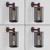 Monfanim outdoor wall light rust-coloured, 1-light source