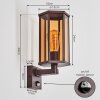 Monfanim outdoor wall light rust-coloured, 1-light source