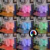 Mushroom Lamp  Balsa table lamp LED transparent, clear, 1-light source, Colour changer